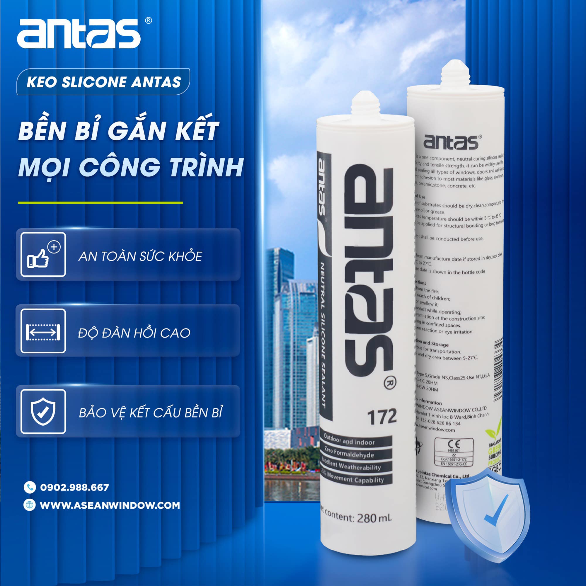 Keo silicone Antas