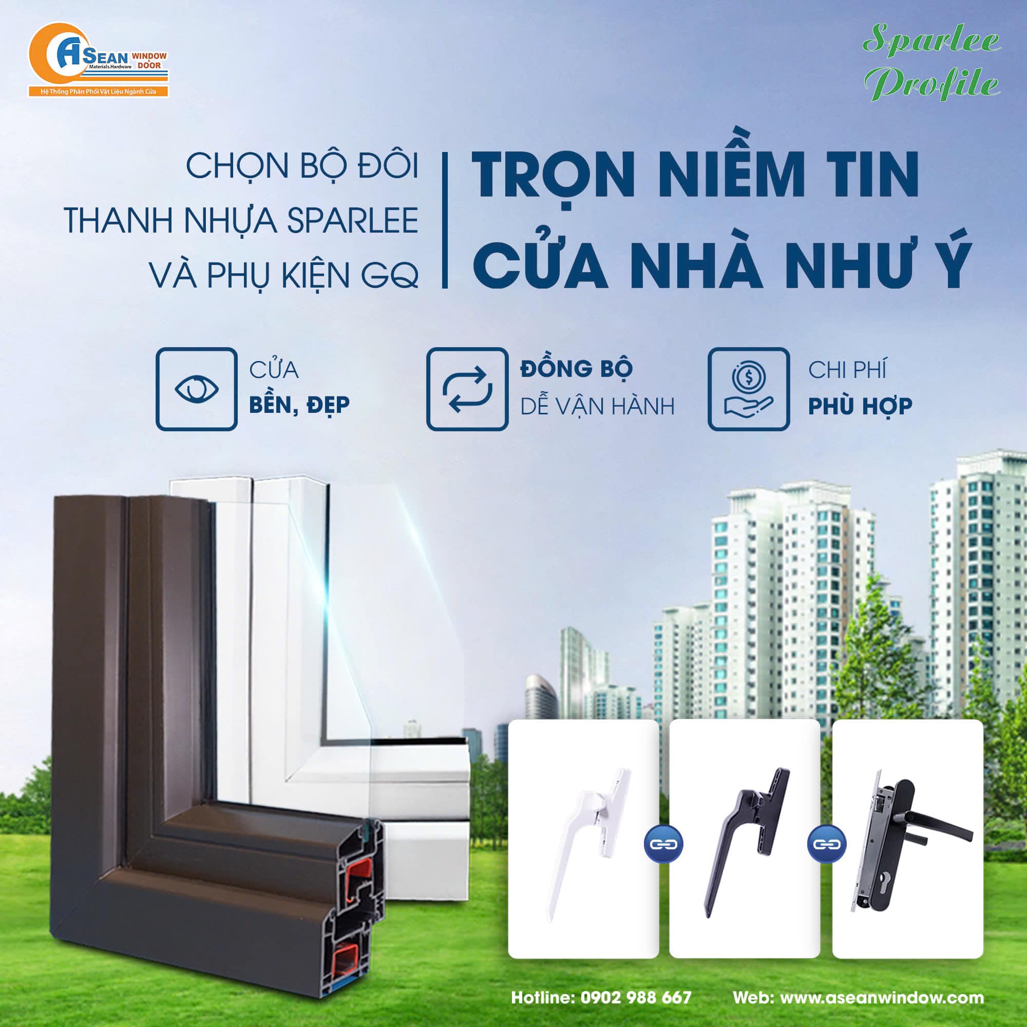 Thanh Nhựa Sparlee & Phụ Kiện GQ