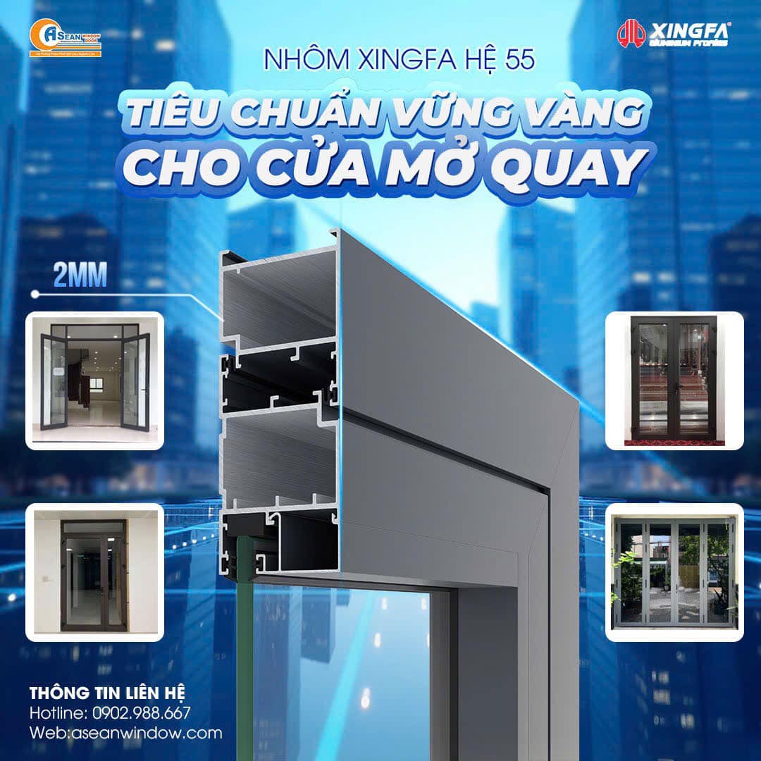 Tiêu chuẩn vững vàng cho cửa mở quay