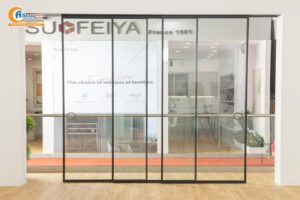 Khóa cửa lùa nhôm Xingfa