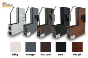 các loại màu nhôm xingfa