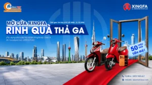 MỞ CỬA XINGFA – RINH QUÀ THẢ GA
